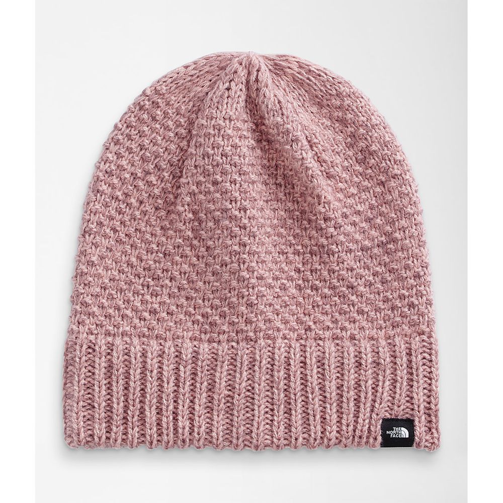 The North Face Beanies Womens Australia - The North Face Purrl Stitch Light Rose (WAK-279451)